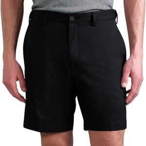 NWT Haggar Men's Cool 18 Pro 4-Way Stretch Golf Shorts BLACK